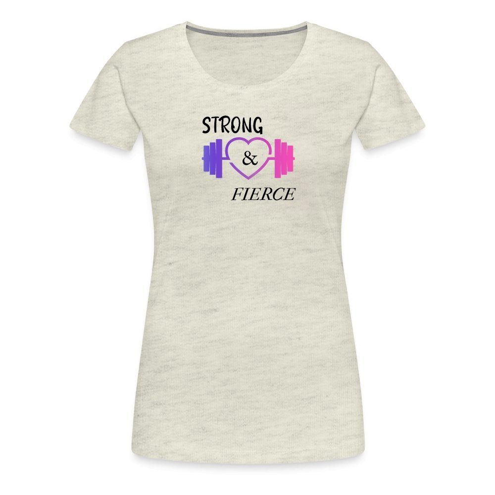 Strong & Fierce Women’s Premium T-Shirt - Fitness Fam Apparel - Women’s Premium T-Shirt | Spreadshirt 813SPOD