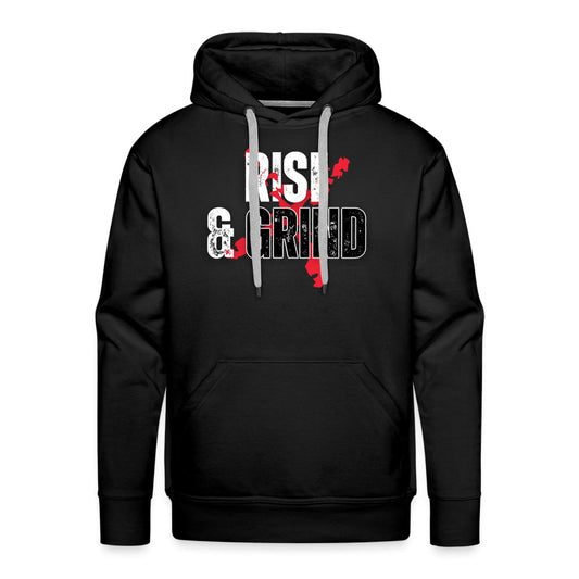 Rise & Grind Fitness Fam Hoodie - Fitness Fam Apparel - Men’s Premium Hoodie | Spreadshirt 20SPOD